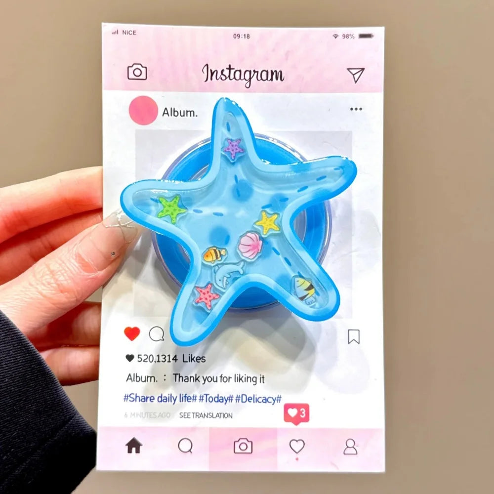 Ocean Starfish Shake Phone Grip