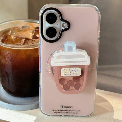 Boba Milk Tea Shake Phone Grip