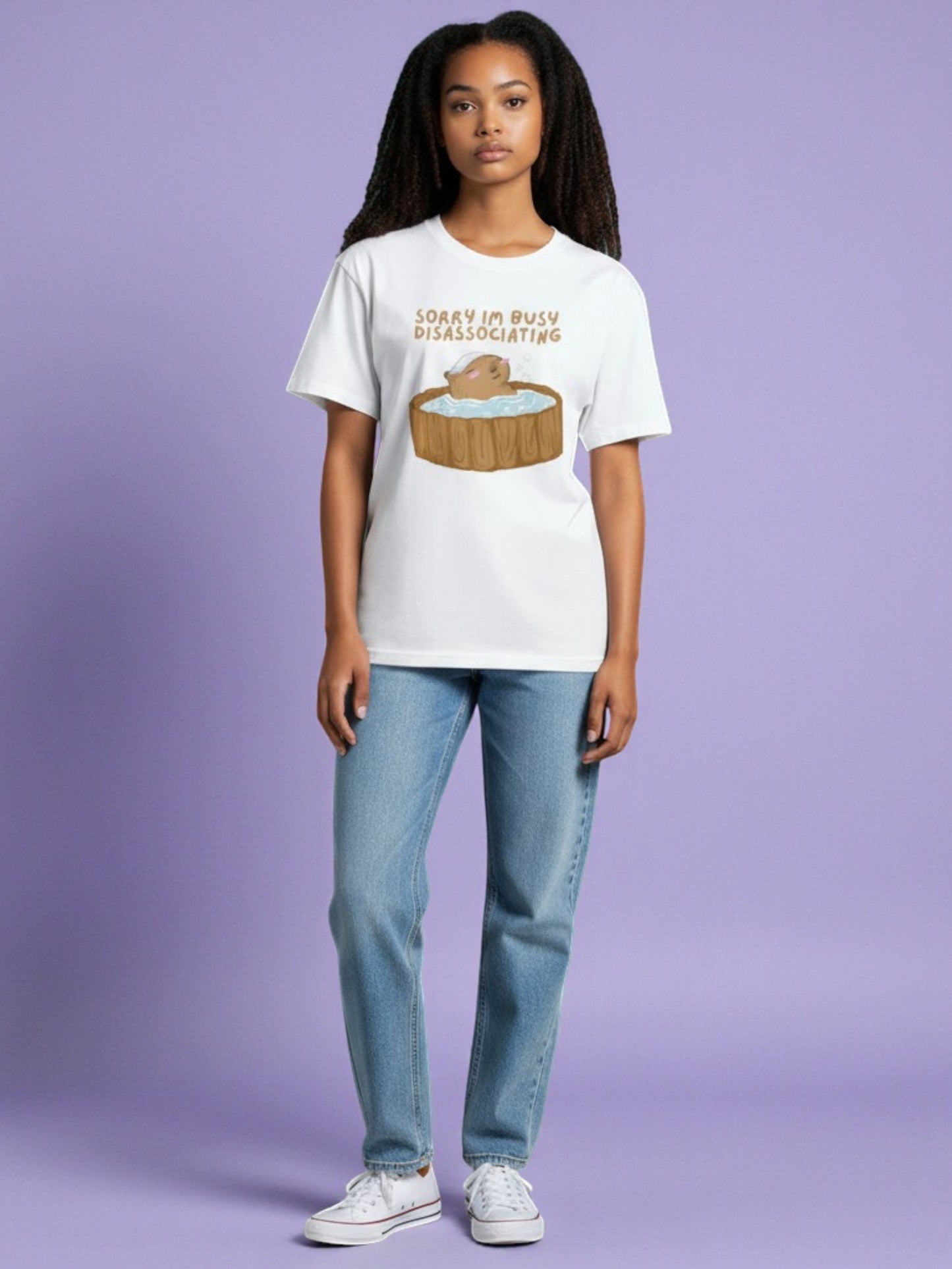 Sorry I'm Busy Disassociating t-shirt
