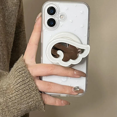 Angel Wings Mirror Phone Grip