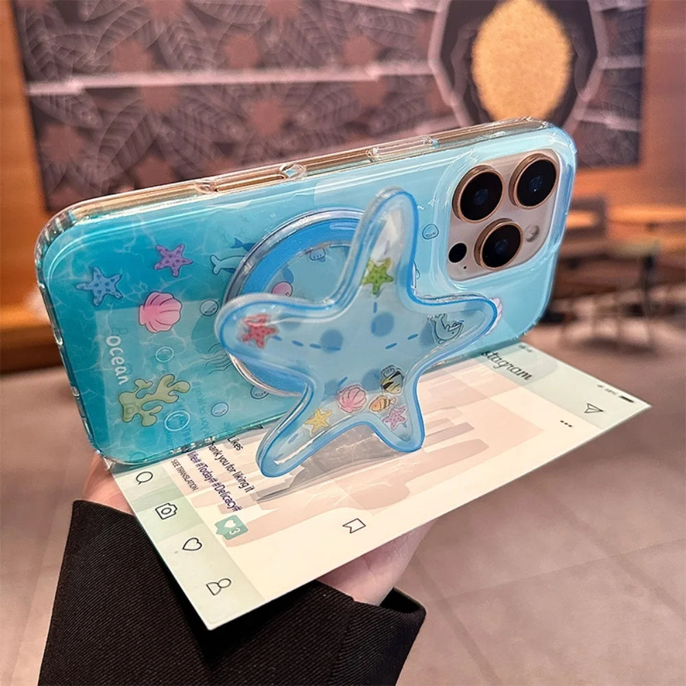 Ocean Starfish Shake Phone Grip