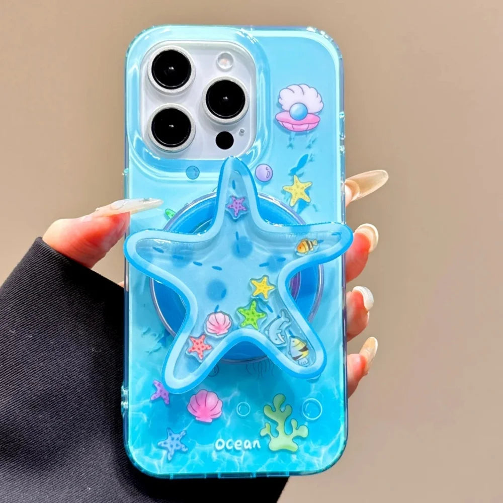 Ocean Starfish Shake Phone Grip