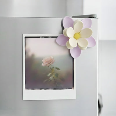 Blossom Clip Magnet - Flower Fridge Organizer with Petal Sealing Clips