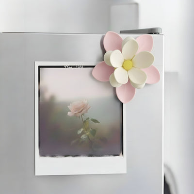 Blossom Clip Magnet - Flower Fridge Organizer with Petal Sealing Clips